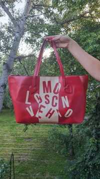 Червена чанта Love moschino