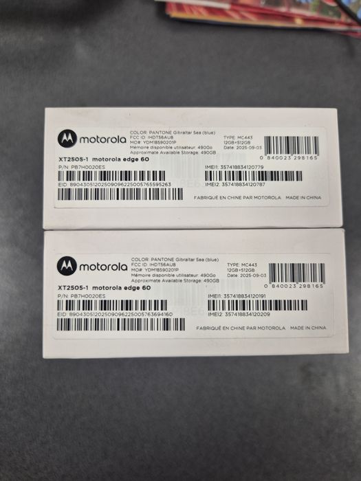 Motorola Edge 60 512gb - Sigilat - DualSim - Blue