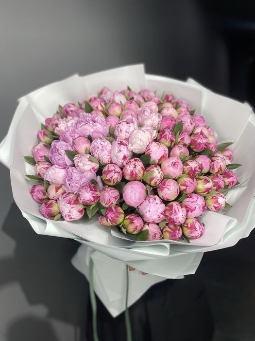 Пионы, Розы Голландия цветы букеты