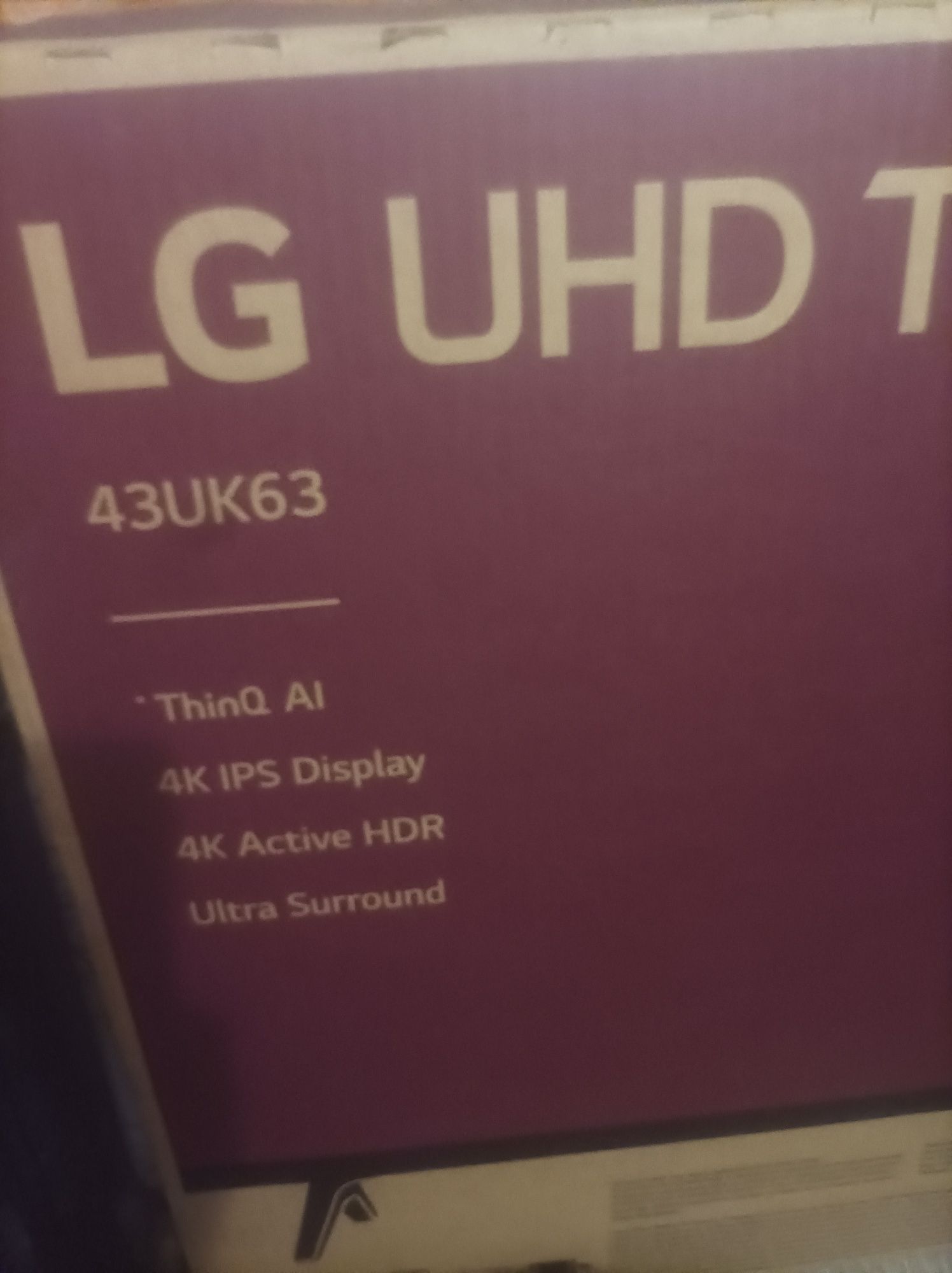 Продам smart-телевизор LG 43 дюйма