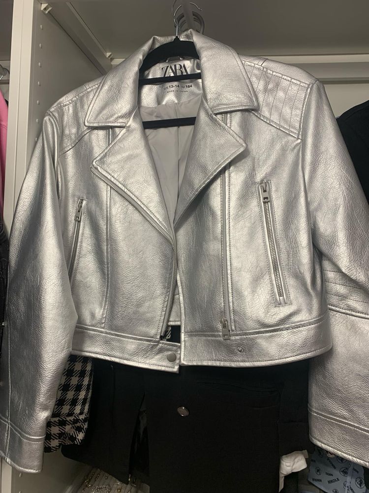 Zara кожено яке
