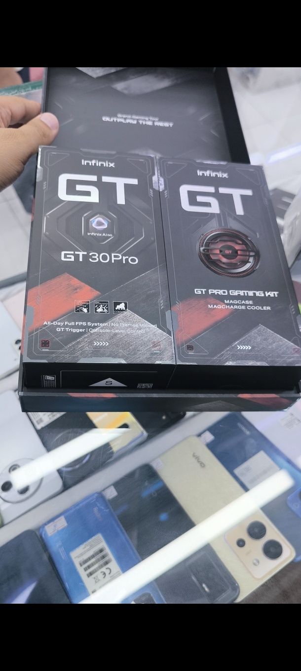 infinix GT 30 pro 24/256 yangi qora