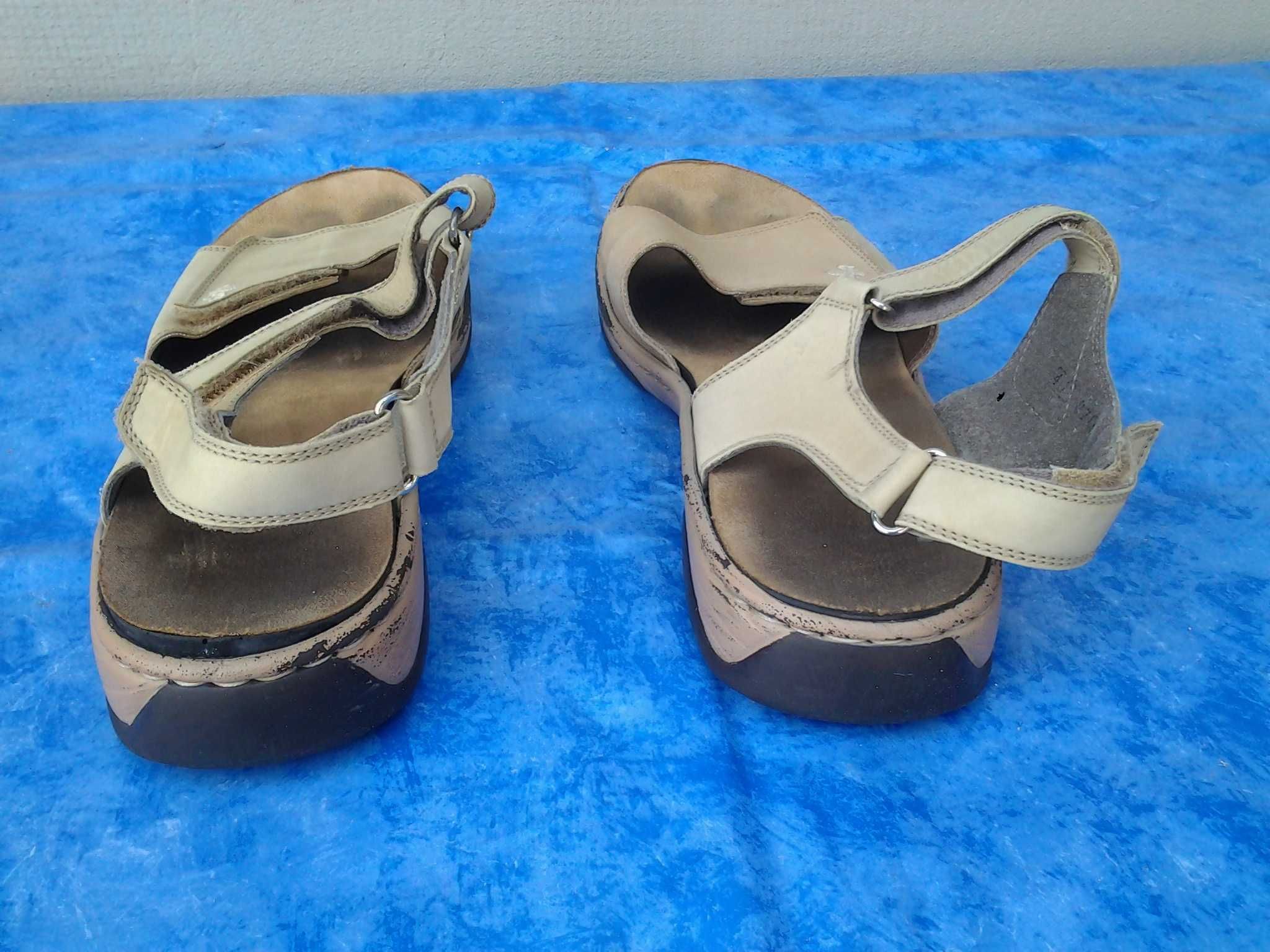 Beige Rieker | sandale dama mar. 41 | 27 cm
