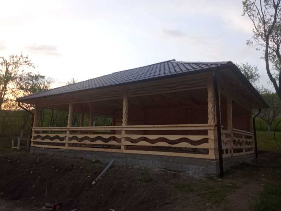 Foisor,terasa,lemn masjv