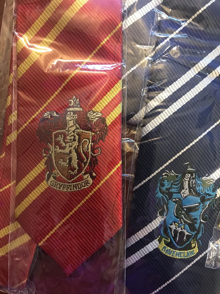 Cravata Harry Potter Gryffindor Ravenclaw Hufflepuff Slytherin