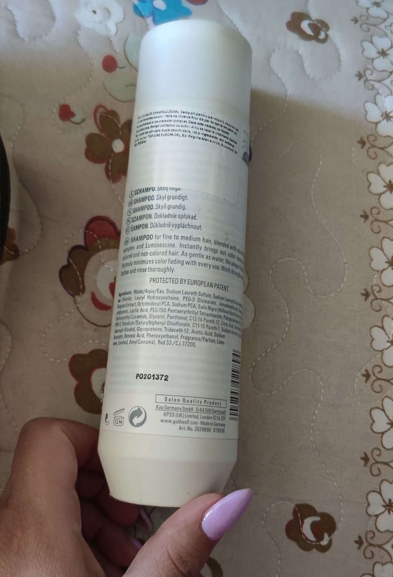 Șampon Goldwel Dualsenses Color 250 ml Vând/schimb