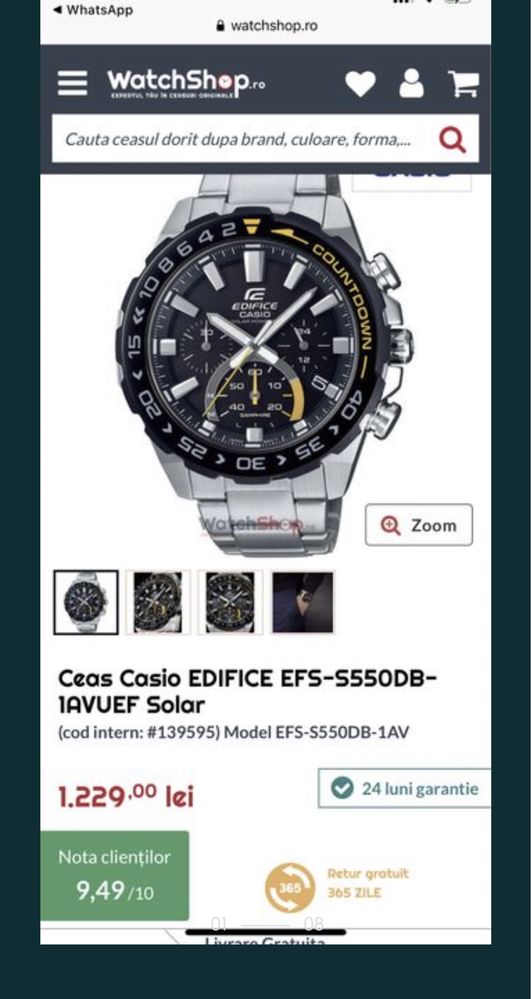 Oferta 5 ceasuri : seiko, citizen, swiss hanovra,casio, festina