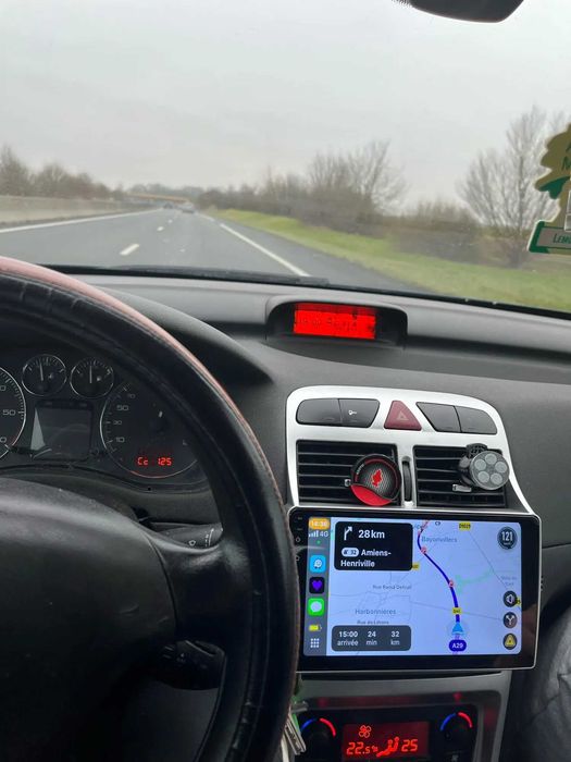 Navigatie Android 15 Peugeot 307 CC SW Carplay QLed DSP USB Wifi BT