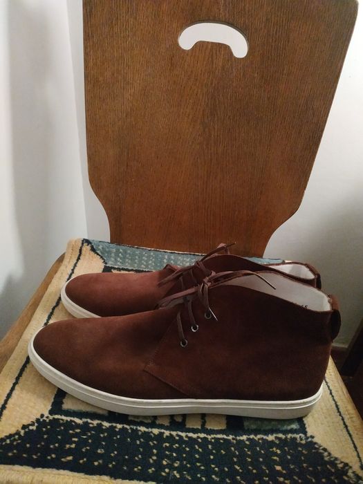 Сапоги муж демисезонные,нубук коричневый