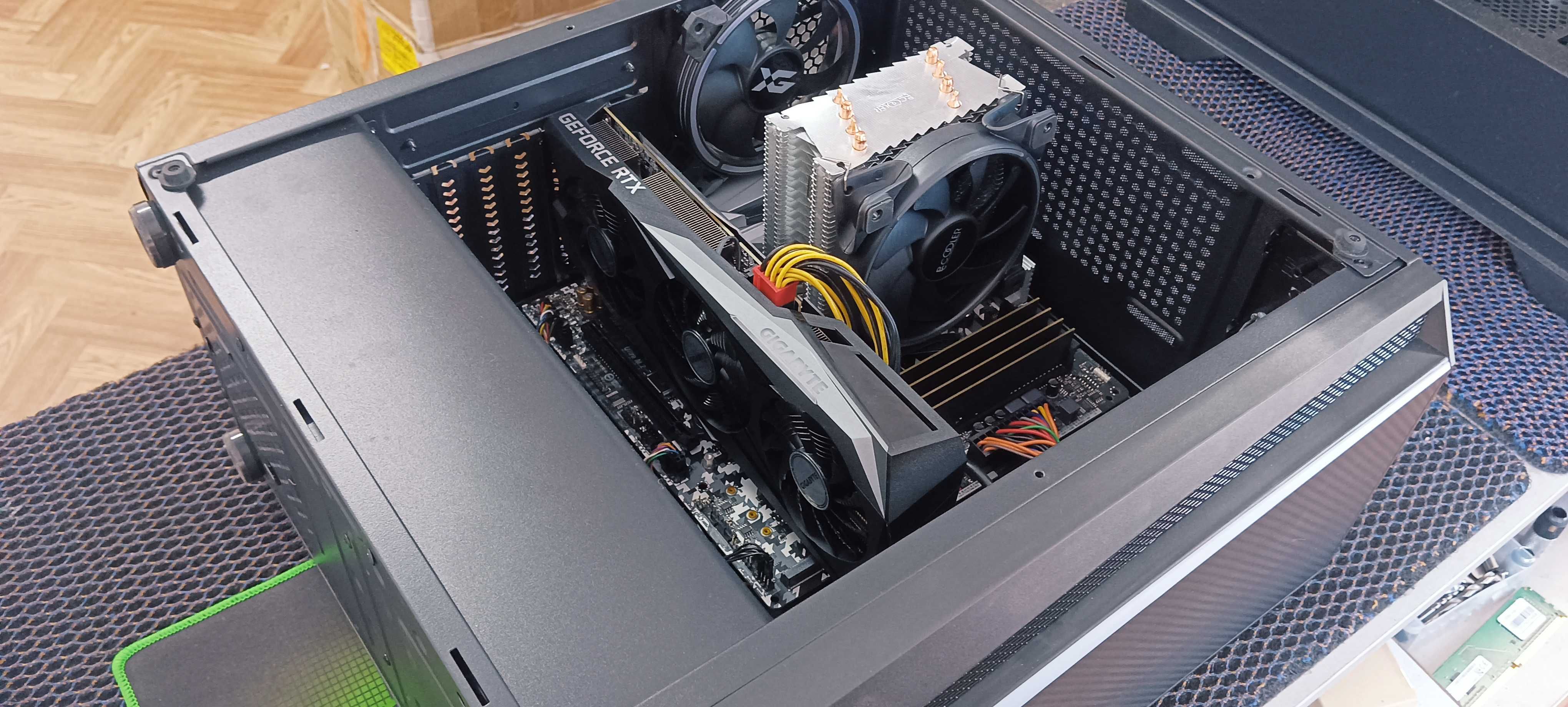 ПК Ryzen 7 5700X3D RTX 3060 - 12gb DDR4 - 32гб SSD M-2-500гб