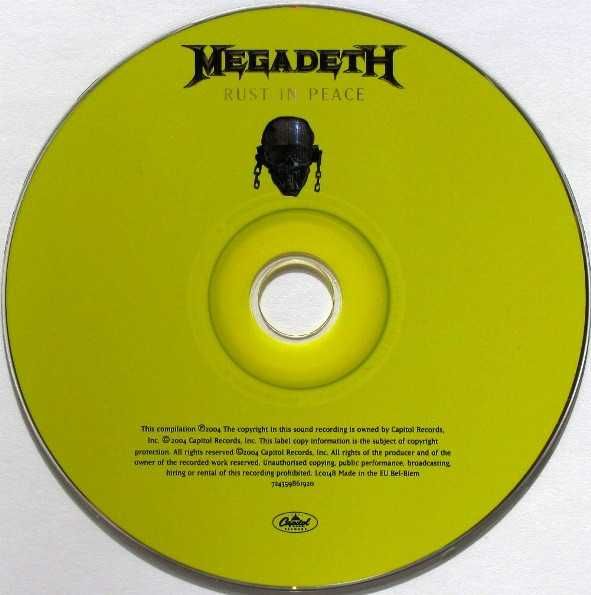 CD Megadeth - Rust in Peace 1990