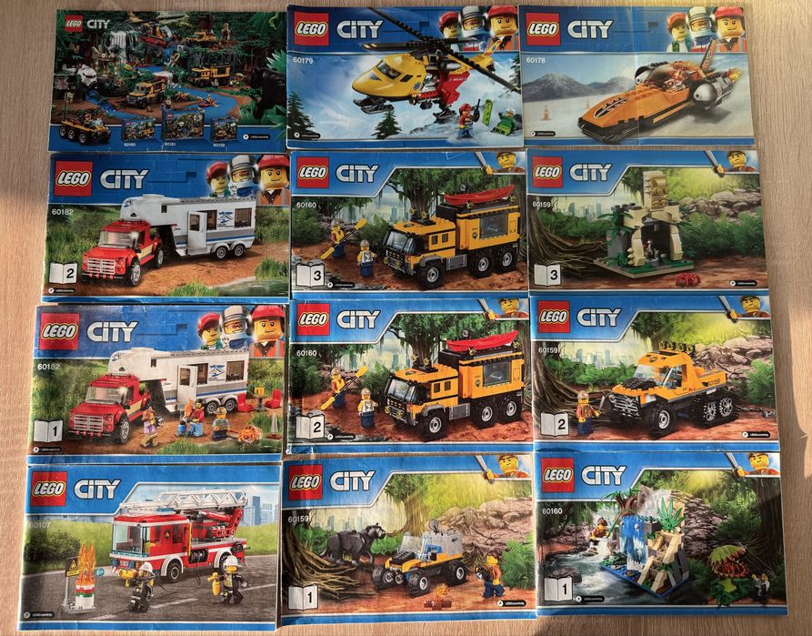 37 наборов LEGO City, LEGO Creator, LEGO Classic, Batman, Ninjago