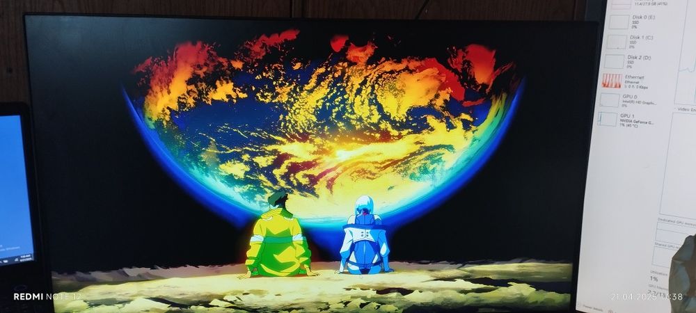 Vând urgent monitor ASUS VA24EQSB fisurat de 75 Hz suportă până la 83