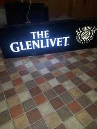 Нова неизползвана светеща табела Glenlivet за бар заведение подарък
