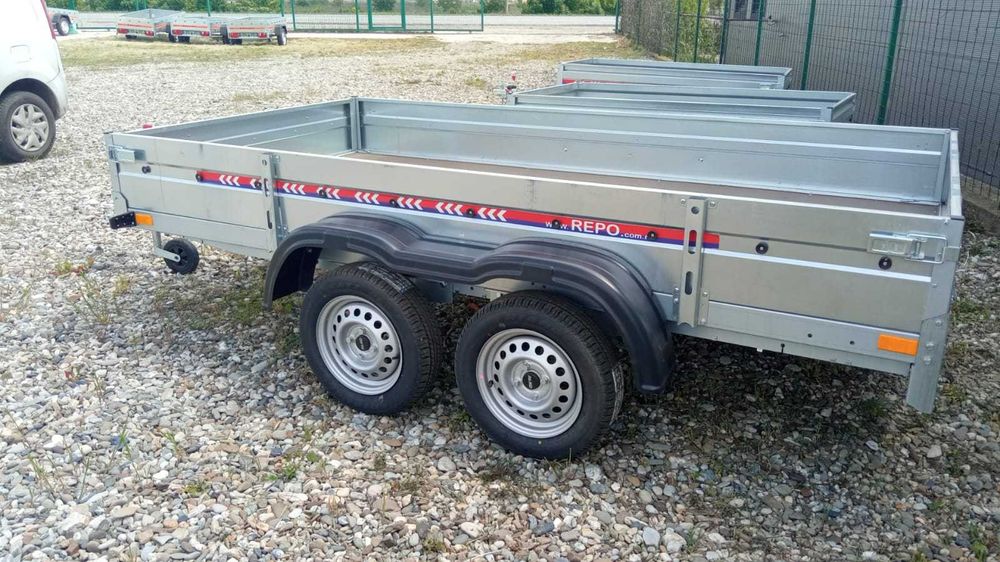 Remorca Repo 750 Kg 2 axe  3000x1600 mm --- PLATA IN RATE