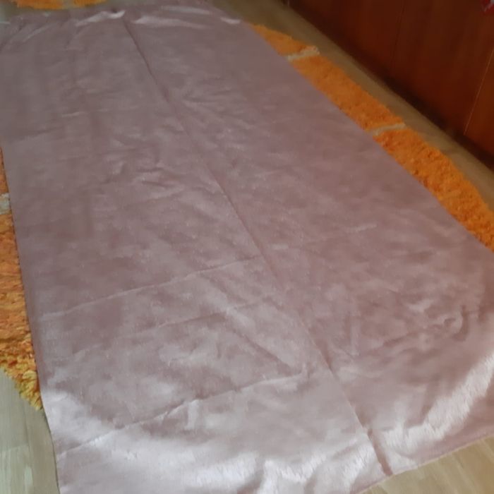 Draperii pt geam culoare roz prafuit