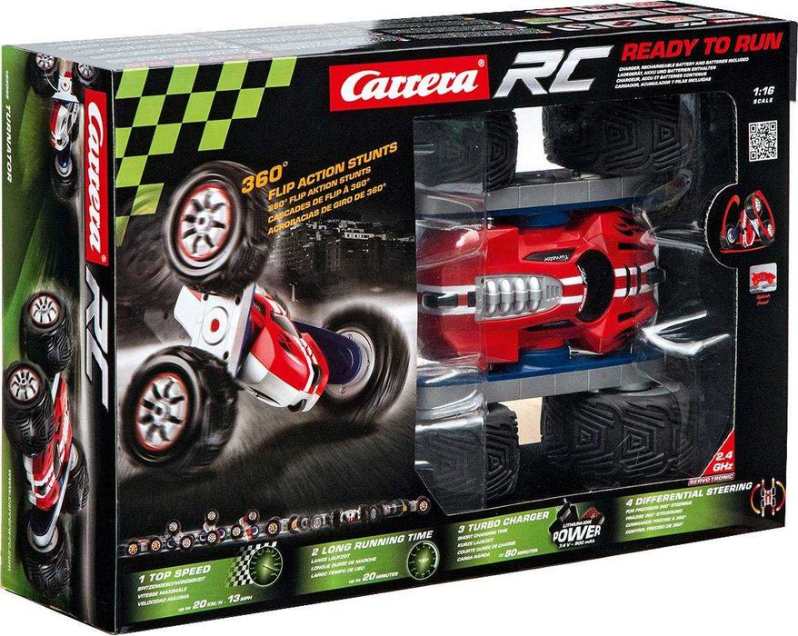 Детска кола с дистанционно управление Carrera RC Turnator 1:16