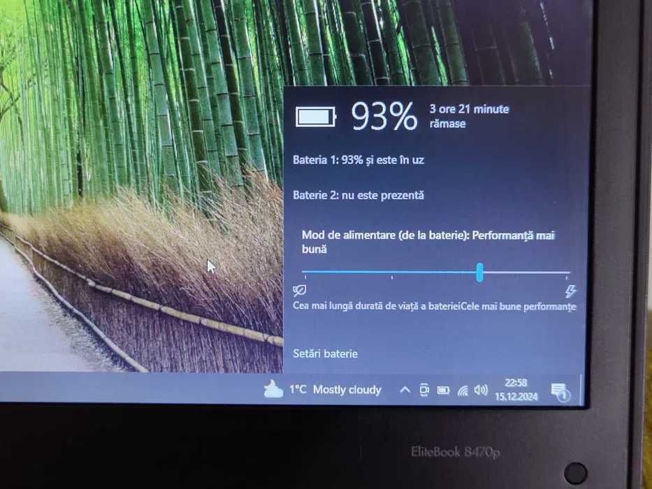 Laptop HP EliteBook 8470p, Core i7-3520M, 8 GB ddr3, SSD 240 GB