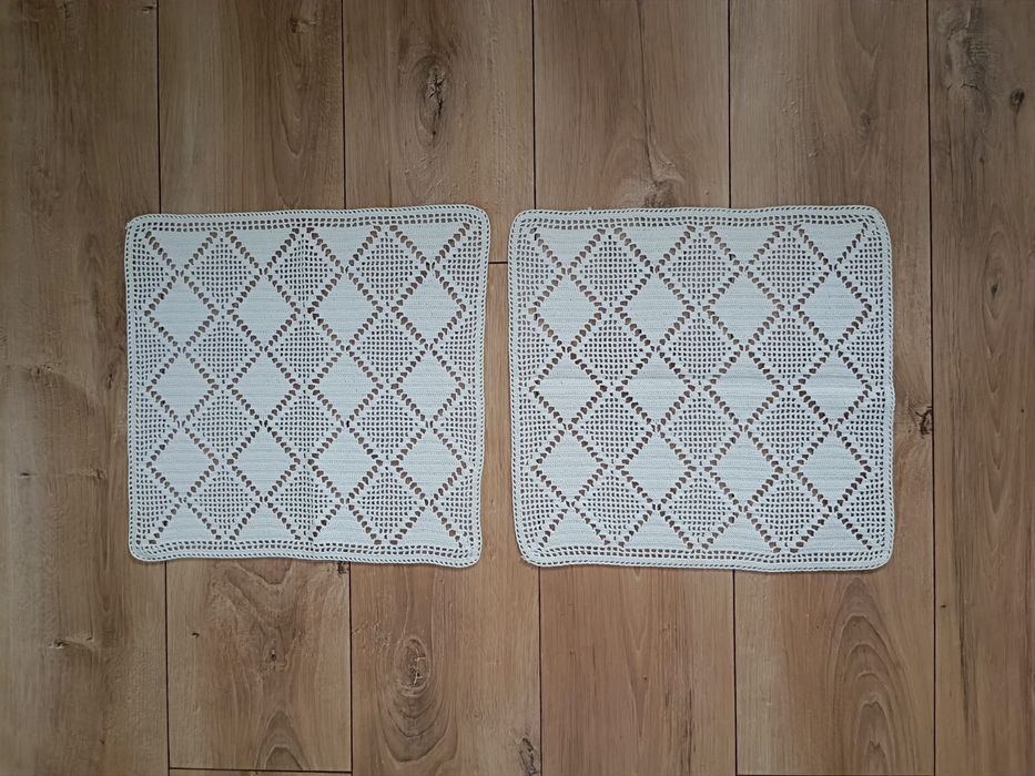 Ръчно плетени покривки на една кука