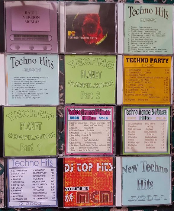 Компакт дискове, компилация, денс музика, музика