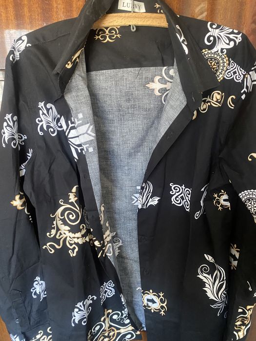 Мъжка модерна риза ХЛ