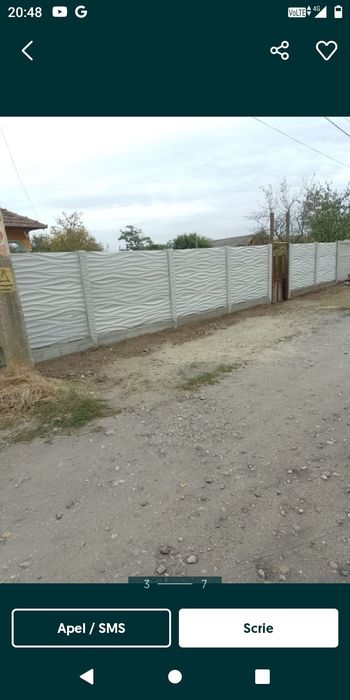 Gard bine fabricat