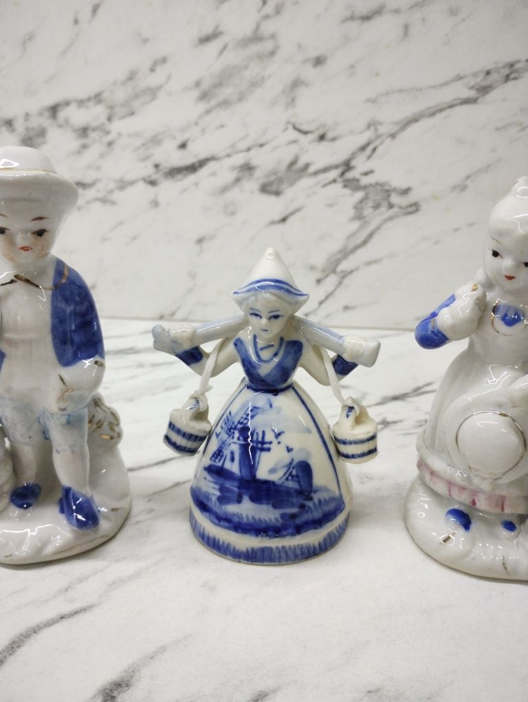 Винтидж Delft Blue Holland фигури