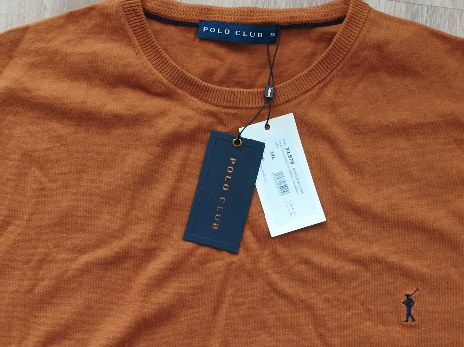 Polo Club Нов голям размер мъжки пуловер