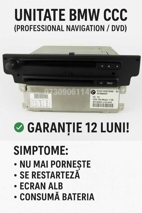 Navigatii BMW reparate cu Garantie 12 luni CCC CIC NBT Harti E90 E60