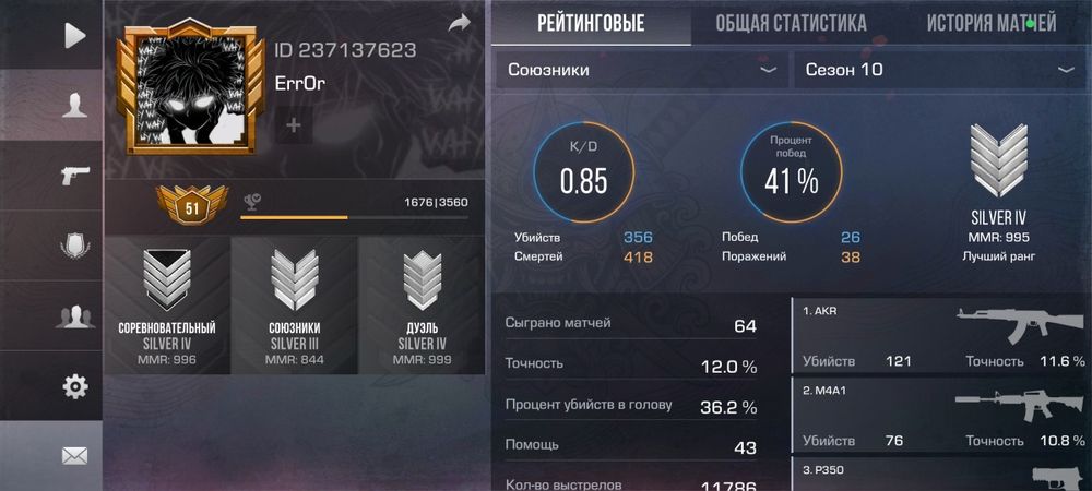 Продоется стандофф2 аккаунт