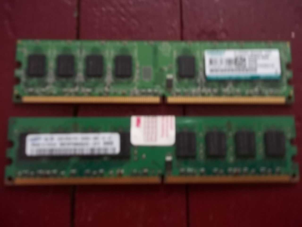 set mem. ram 2xddr2 2gb +6buc 1gb/512mb pt desktop