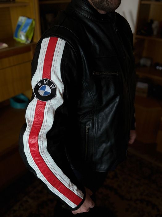 BMW Motorbike Leather Jacket кожено мъжко  яке за мотоциклет