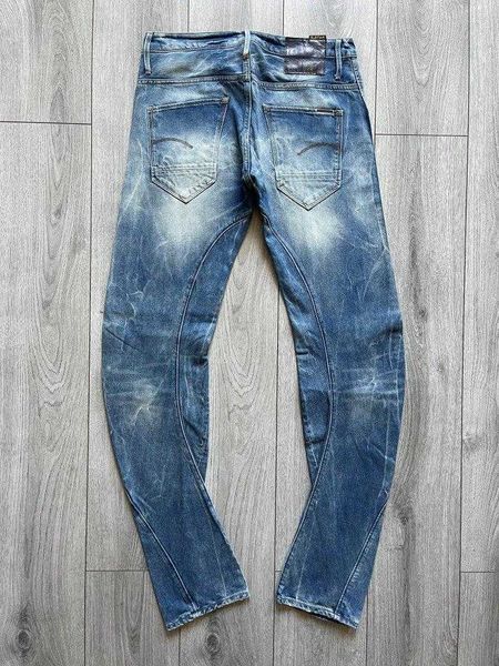 Blugi GSTAR RAW Rupturi Albastru Barbati | Marime 32 x 36