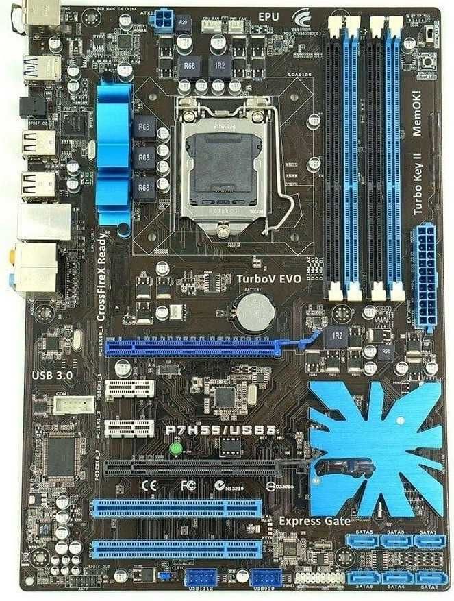 Дъно Дънна платка ASUS P7H55/USB3 LGA 1156 DDR3