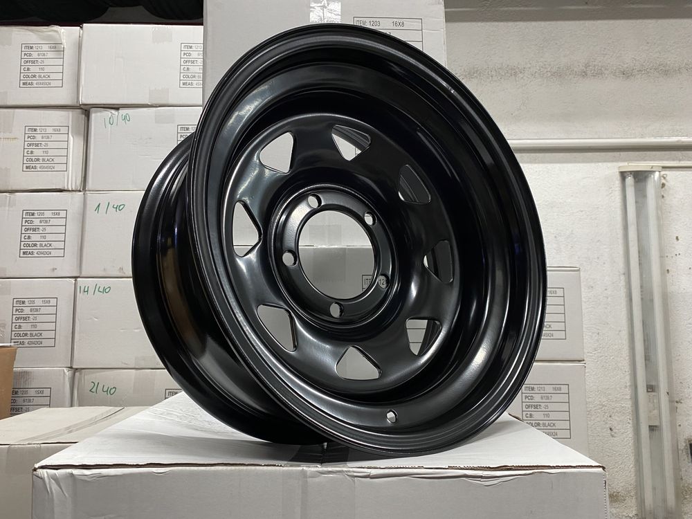 16x8.0 J 5x139.7 ET -30 Стоманени минусови Джанти за Offroad