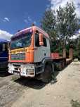 Cap tractor Man 6x4 si trailer 5 axe semiremoraca ansamblu