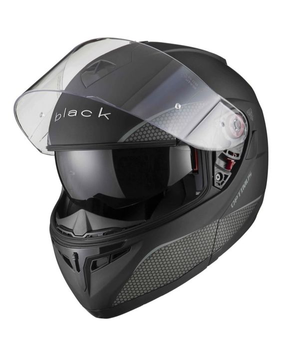 Cască moto Optimus Black