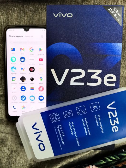 Продам телефон VIVO V 23 E 128 Gb в отличном состоянии 60 тыс т