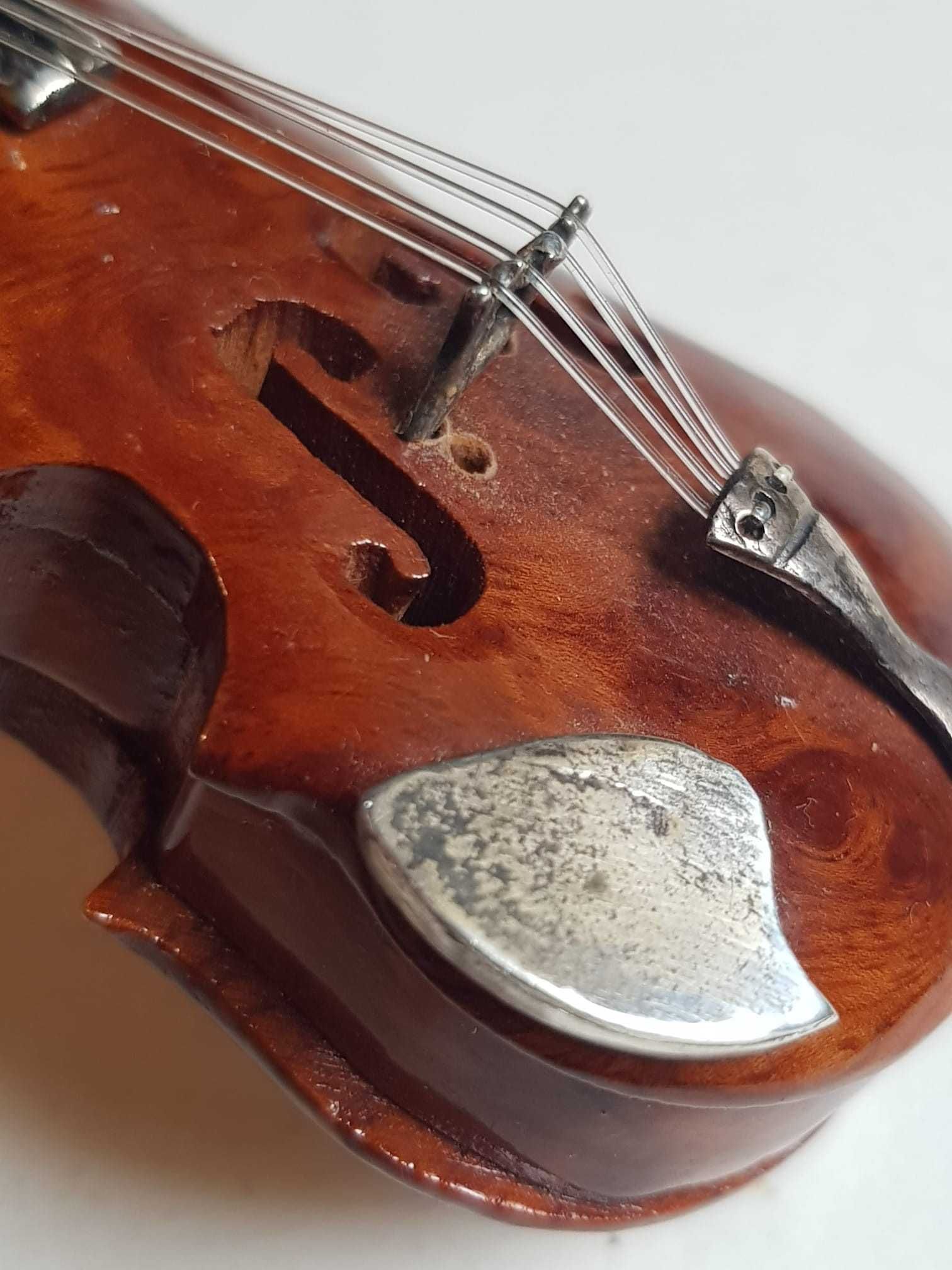Miniatura vintage vioara italiana