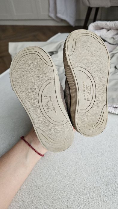 Детски Кецове от ест. велур Zara Kids 26 номер
