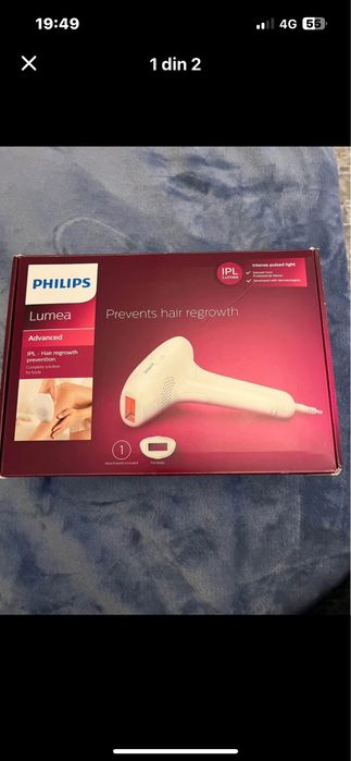 Vand aparat epilat IPL Philips Lumia