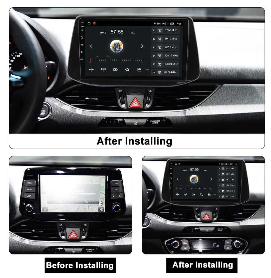 Navigatie Hyundai I30 2018, Android 14, 9INCH, 4GB RAM/64GB ROM