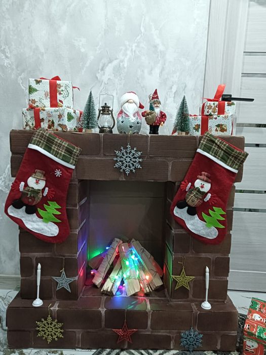 Камин на новый год