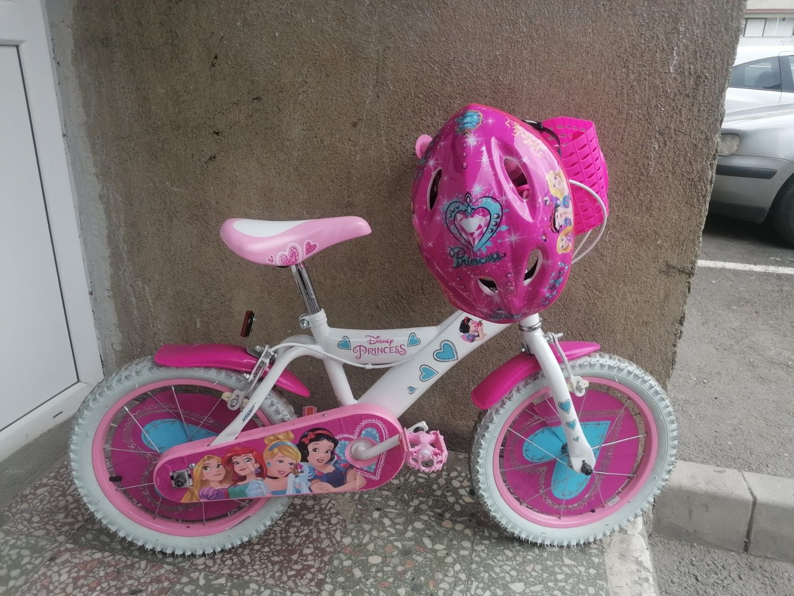 Bicicleta copii STAMP Disney Princess 16 inch + cască + kit protecție