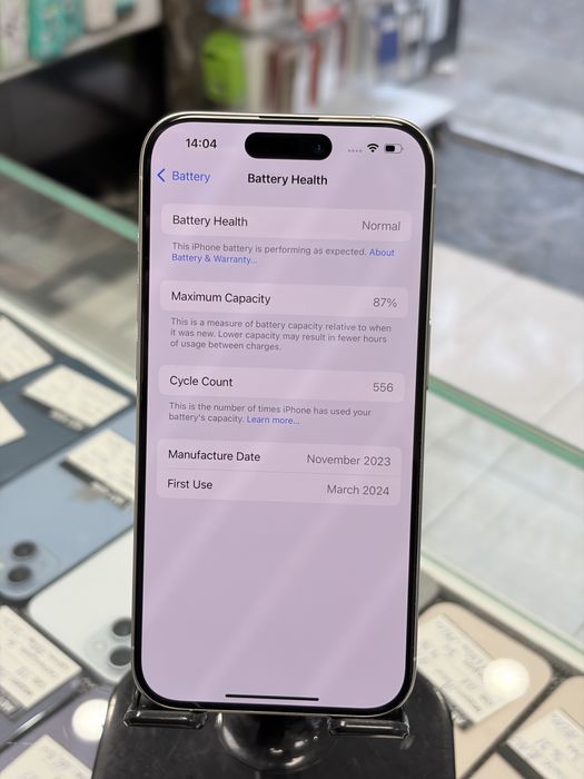 Apple iPhone 15 Pro 256GB White Titanium