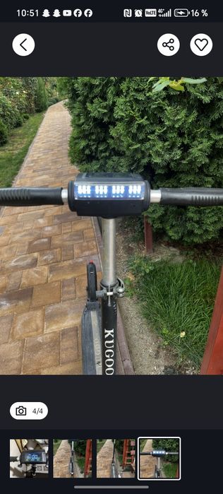 Vând trotinetă electrică kugo S3