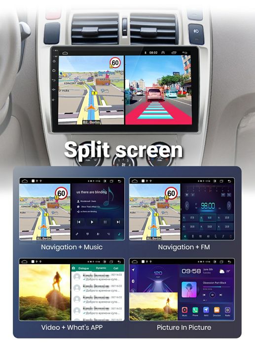 Navigatie Android dedicat Hyundai Tucson (2006-2013)