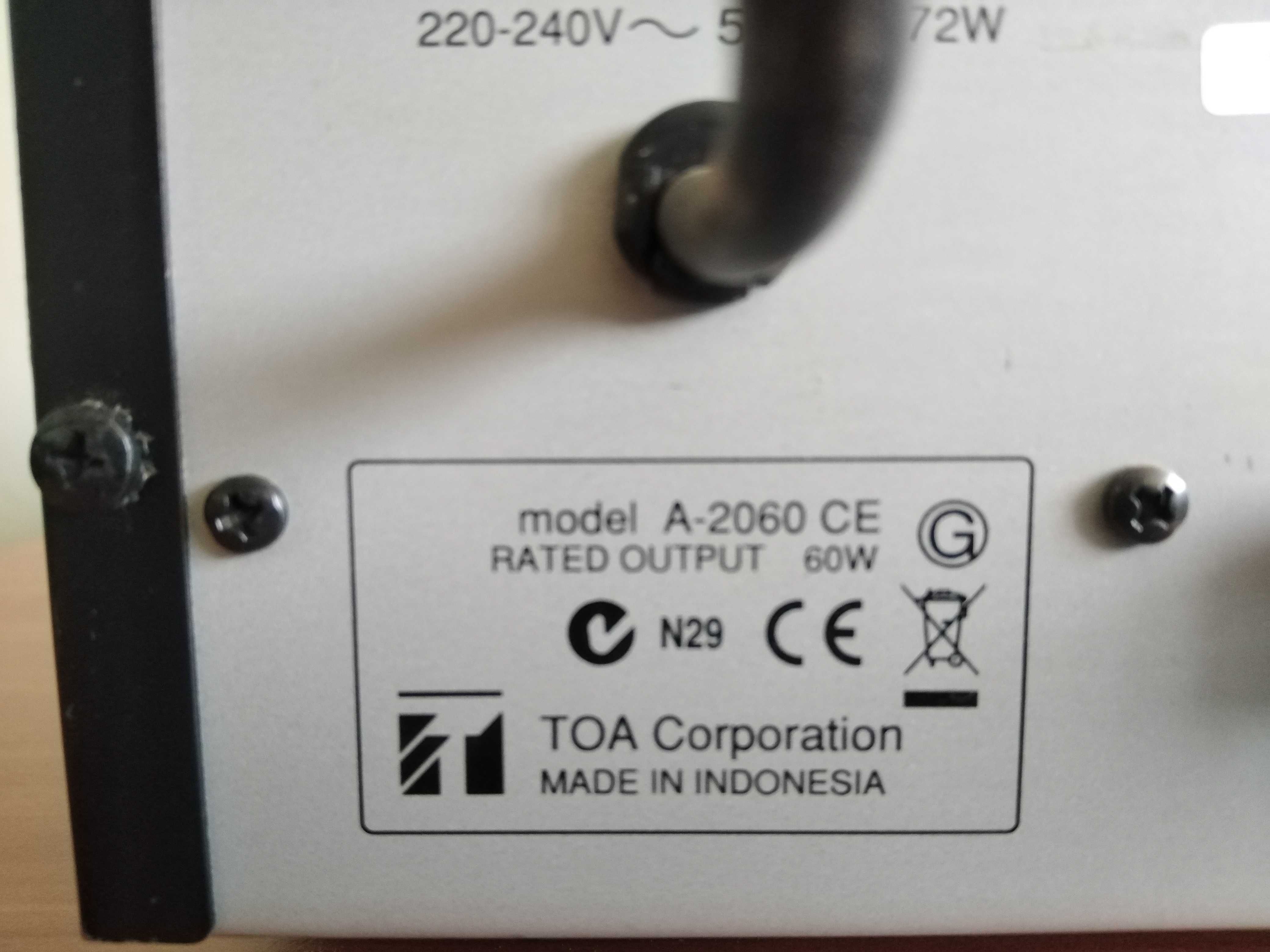 Amplificator TOA model A-2060 CE
