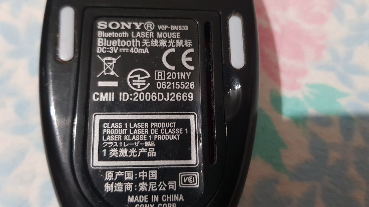 Maus Sony Bluetooth ,Laser Mouse