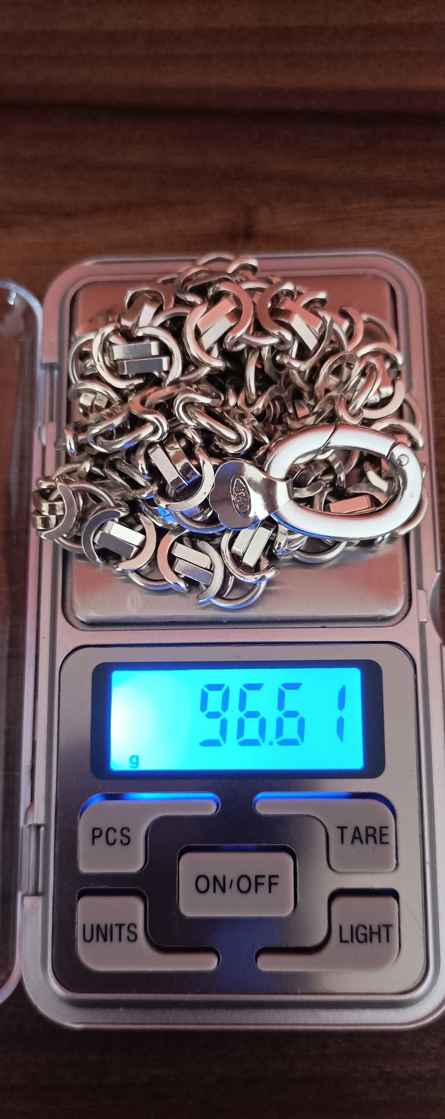 Италиански сребърен синджир-97 гр.